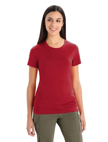 Icebreaker Merino Tech Lite II Korta Sleeve T-shirt Dam Rosa | SE 1371VRWD